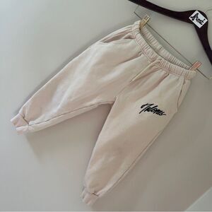 Tulones cream joggers kids sz 4T